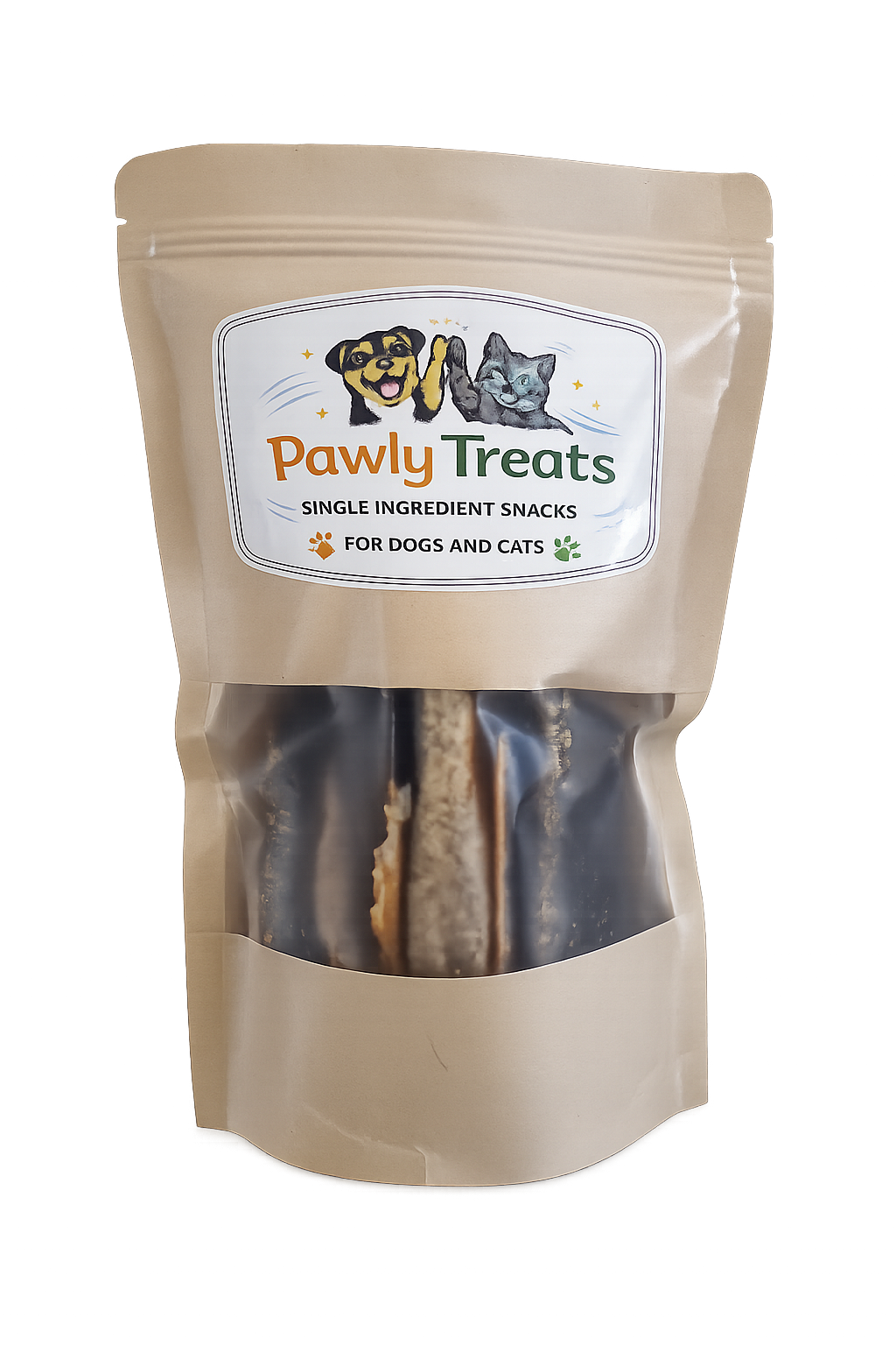 Pawly Treats bag for dogs and cats
